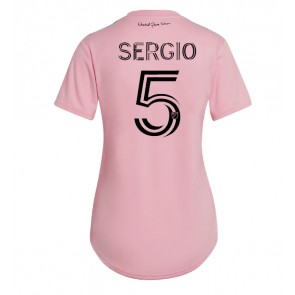 Inter Miami Sergio Busquets #5 Koszulka Podstawowych Kobiety 2023-24 Krótki Rękaw